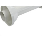 Tubo Ligacao Dacunha Branco Abs Ajustavel Com Spud 20Cm