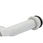 Tubo Ligacao Dacunha Branco Abs Ajustavel Com Spud 20Cm