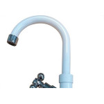 Torneira Bica Movel Lavatorio Abs Metrox 2190 - W-33 - 1/4 Volta Branca
