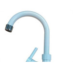 Torneira Bica Movel Lavatorio Abs Metrox 2190 - W-60 - 1/4 Volta Branca