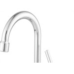 Torneira Bica Movel Lavatorio Metal Metrox 2190 - C-60 Lite 1/4 Volta Cromada