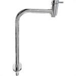 Torneira Lavatorio Metal Cromada Metrox 4050 - C-29 1/4 Volta Mesa Alta