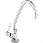 Torneira Bica Movel Pia Mesa Metal Metrox 2191 - C-60 Lite - 1/4 Volta