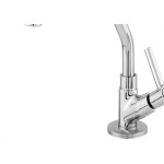 Torneira Bica Movel Pia Mesa Metal Metrox 2191 - C-60 Lite - 1/4 Volta