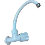 Torneira Bica Movel Pia Parede Abs Metrox 2060 - W-50 - 1/4 Volta Branca