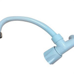 Torneira Bica Movel Pia Parede Abs Metrox 2060 - W-50 - 1/4 Volta Branca