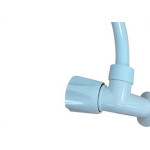 Torneira Bica Movel Pia Parede Abs Metrox 2060 - W-50 - 1/4 Volta Branca