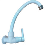 Torneira Bica Movel Pia Parede Abs Metrox 2060 - W-60 - 1/4 Volta Branca
