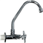 Torneira Bica Movel Pia Parede Metal Metrox 2060 - C-23 Lite Cromada