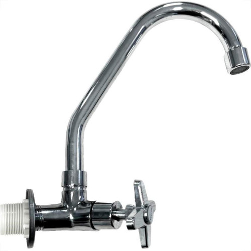 Torneira Bica Movel Pia Parede Metal Metrox 2060 - C-23 Lite Cromada
