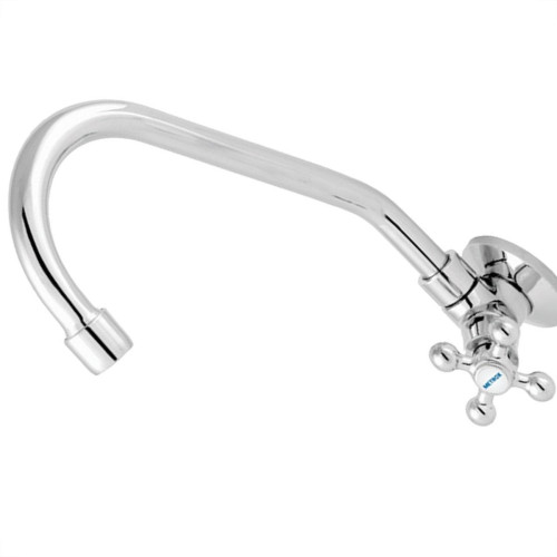 Torneira Bica Movel Pia Parede Metal Metrox 2060 - C-33 Lite Cromada