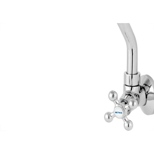 Torneira Bica Movel Pia Parede Metal Metrox 2060 - C-33 Lite Cromada