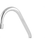 Torneira Bica Movel Pia Parede Metal Metrox 2060 - C-50 Lite - 1/4 Volta Cromada