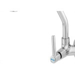 Torneira Bica Movel Pia Parede Metal Metrox 2060 - C-60 Lite - 1/4 Volta Cromada
