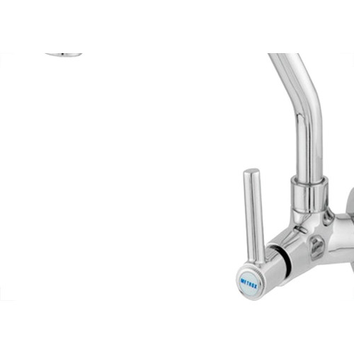 Torneira Bica Movel Pia Parede Metal Metrox 2060 - C-60 Lite - 1/4 Volta Cromada