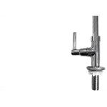 Torneira Gourmet Flex Mesa Bica Movel Metal Metrox Cromada - C-72 - 1/4 Volta