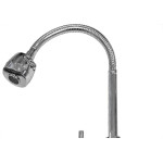 Torneira Gourmet Flex Mesa Bica Movel Metal Metrox Cromada - C-72 - 1/4 Volta