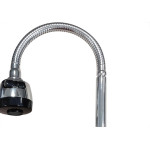 Torneira Gourmet Flex Parede Bica Movel Metal Metrox Cromada - C-60 - 1/4 Volta