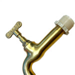 Torneira Tanque Metal Metrox 1126 - 1/2'' Amarela