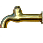 Torneira Tanque Metal Metrox 1126 - 1/2'' Amarela