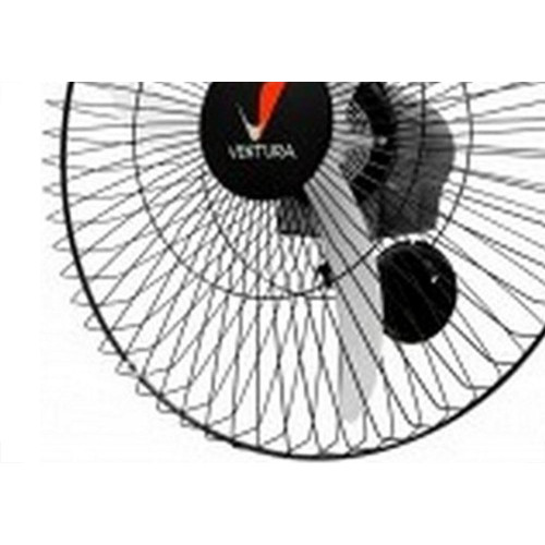 Ventilador Parede Ventura 60Cm. Preto Bivolt