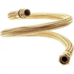 Mangueira Para Gas Malha Aco Cobre Tomback Macho/Femea 1,00M