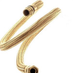 Mangueira Para Gas Malha Aco Cobre Tomback Macho/Femea 1,00M