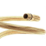 Mangueira Para Gas Malha Aco Cobre Tomback Macho/Femea 1,00M