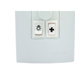 Controle Para Ventilador Qualitronix Embutir Ventilador E Lampada Bivolt 1 Lampada Qv371