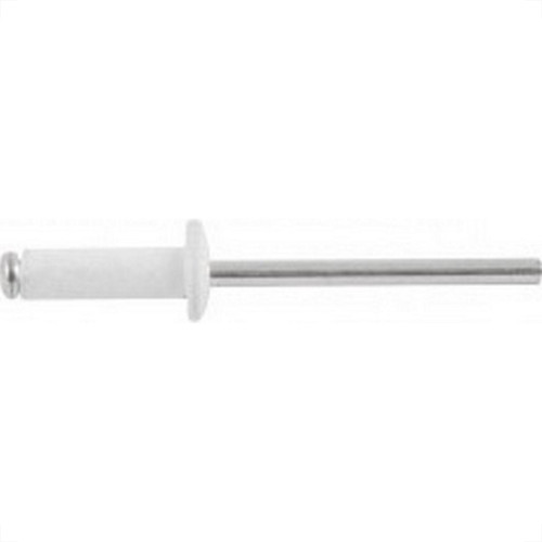 Rebite Rebitop Aluminio Branco Repuxo R-516 Milheiro