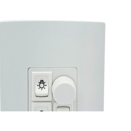 Controle Para Ventilador Qualitronix Embutir Ventilador E Lampada Bivolt 2 Lampadas Qv372