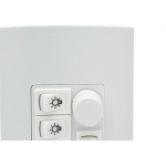 Controle Para Ventilador Qualitronix Embutir Ventilador E Lampada Bivolt 3 Lampadas Qv373