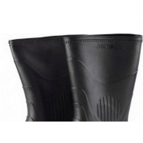 Bota Galocha Pega Forte Preta/Amarela 323 No.34/35 Sem Meia