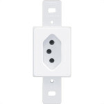 Conjunto Fame Blanc Sem Placa 1 Tomada 2P+T. 10A. 1335