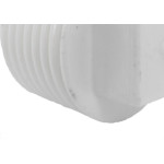 Plug Branco Krona Rosca 1'' - Kit C/50 Pecas