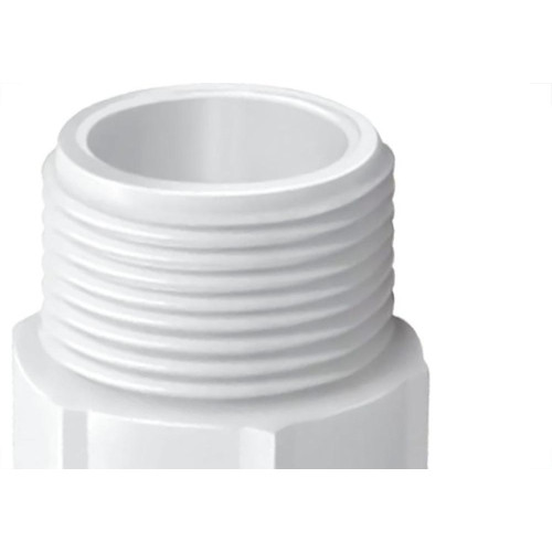 Nipel Branco Krona Rosca 1'' - Kit C/24 Pecas