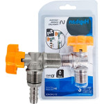 Registro Esfera Para Gas Higiban Angular - 1/2'' X 1/2'' E 1/2'' X 3/8''