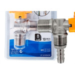 Registro Esfera Para Gas Higiban Angular - 1/2'' X 1/2'' E 1/2'' X 3/8''