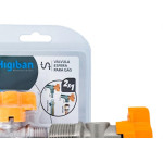 Registro Esfera Para Gas Higiban Angular - 1/2'' X 1/2'' E 1/2'' X 3/8''