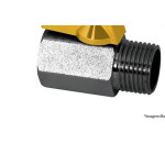 Registro Para Gas Esfera Higiban Niquelado Mxf 1/2''