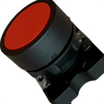 Botao Impulsao Steck Normal Vermelho Slprn1