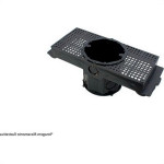 Suporte Laje Emave Com Caixa 25Cm Piso Preto - Kit C/10 Pecas