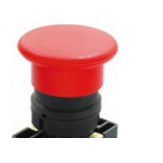 Botao Impulsao Steck Soco Vermelho 40Mm Slpfn1M4