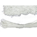 Tela De Protecao Victoria Regia Kit Com Corda 1,60M X 5M Branca