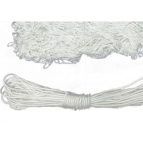 Tela De Protecao Victoria Regia Kit Com Corda 1,60M X 5M Branca
