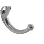 Cabide Inca Duplo Zamac Cromado - Kit C/12 Pecas