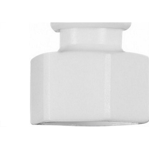 Conexao Planeta Agua Reta Femea 1/2'' Saida 1/4'' Branca - Cn001