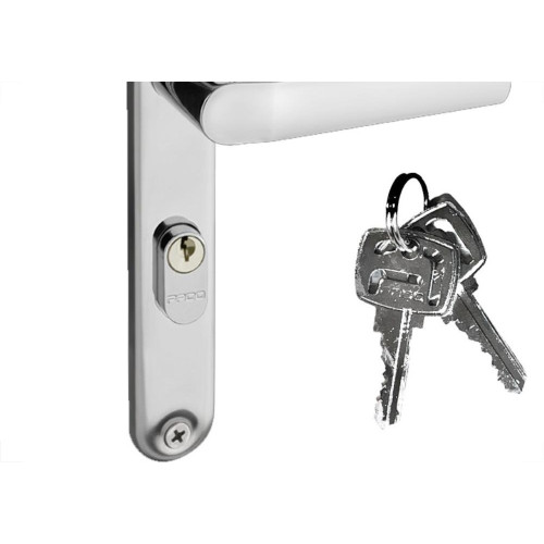 Fechadura Pado Concept Zamac Perfil 600 Externa Estreita Cromada