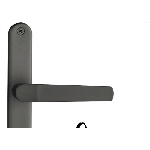 Fechadura Pado Concept Zamac Perfil 600 Externa Estreita Preta