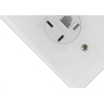 Conjunto Ilumi Stylus Branco Com Placa 1 Tomada Telefone Rj11 - 2565